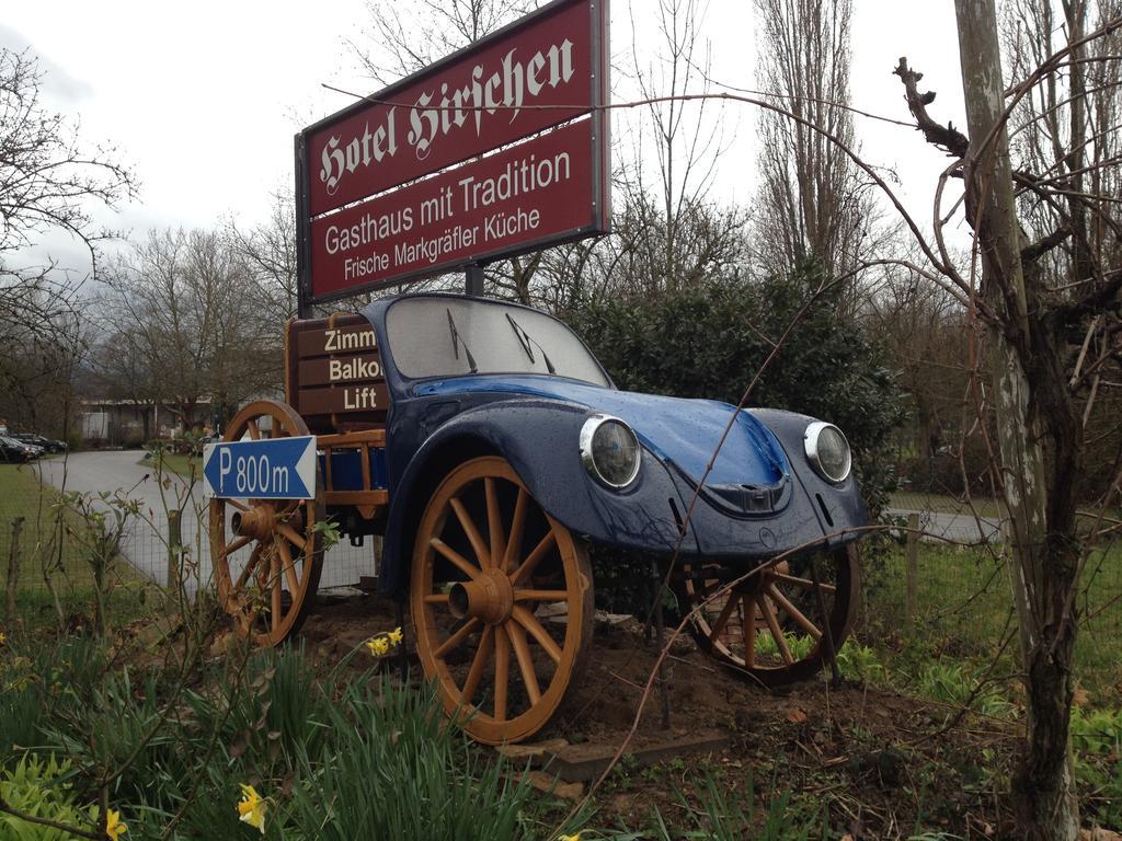 Gasthaus Zum Hirschen Staufen im Breisgau Zewnętrze zdjęcie